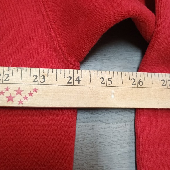 Vintage 1992 Trench Chicago Bulls NBA Red Crewneck Sweatshirt XL - Picture 9 of 9